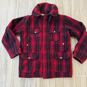 Vtg 1950s Woolrich Hunting 503 Wool Jacket Mens 40 Medium Buffalo Plaid Coat #2 - Picture 1 of 22