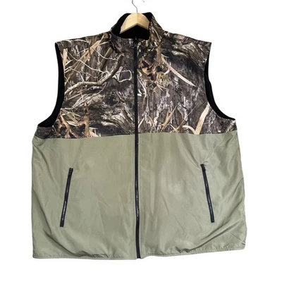 Chaleco Forrado de Vellón Ilimitado Mossy Oak Ducks Para Hombres 2X Sombra Hierba Hábitat Camuflaje Foto 1 de 4