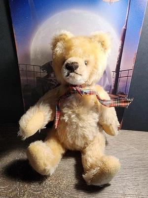 Steiff Navidad Org. Oso de peluche vintage 1985 de Laura Ashley "botón en la oreja" Foto 1 de 4