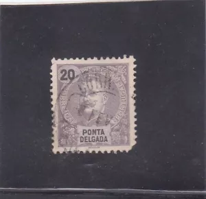 PONTA DELGADA / AZORES D. Carlos I 20 R. (1897) Used - Picture 1 of 1