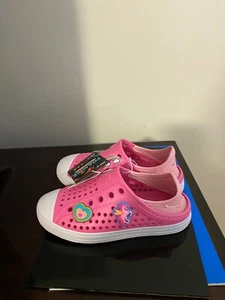 TOTALMENTE NUEVO Zapato Skechers Niñas Foamies Flexible Moldeado Sin Cordones TALLA 13 - Imagen 1 de 8