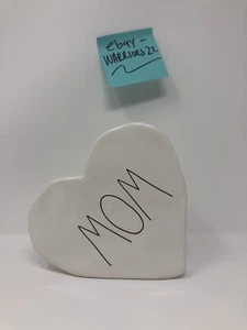 Rae Dunn "MOM" Mom weißes Herz - Bild 1 von 3