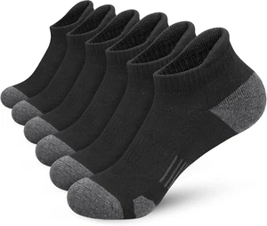 Felicigeely Ankle Athletic Running Socks Low Cut Sports Socks Breathable Cushion - Picture 1 of 8