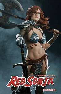 Variante de estatua Red Sonja #1 Dynamite 2023 CVR O 1:15 Sideshow - Imagen 1 de 3