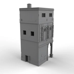 Modelo de escena SST700009 1/700 hotel residencial de tres pisos serie de guerra de Oriente Medio - Imagen 1 de 2