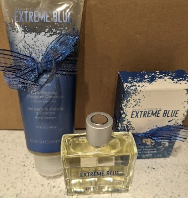  BeautiControl Extreme Blue Men's Hair and Body Wash & Cologne New Sealed - Image 1 of 2