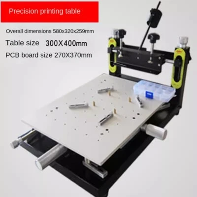 Precision Solder Paste Printed Silkscreen Printing Machine Silkscreen Printer - Image 1 of 4