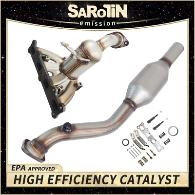 2x Catalytic Converter Fits Jeep Compass 2007-2017 Patriot 2011-2017 2.4L 4WD - Image 1 of 4