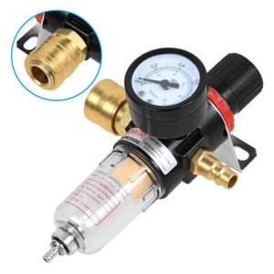 Steck-Luftdruckminderer Filter Wasserabscheider halbautomatische Entwässerung - Bild 1 von 10