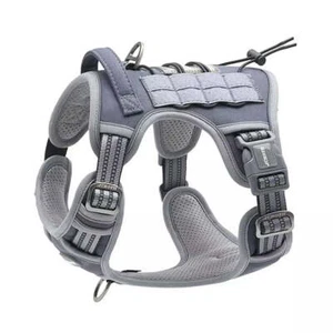 Chaleco ajustable con asa con arnés táctico para perros Auroth - gris - Imagen 1 de 34