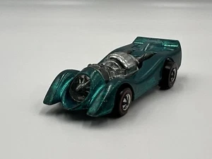 Hot Wheels Redline Jet Threat Aqua Blue Green Rare 1970 Mattel Hong Kong HK - Picture 1 of 11