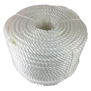 Cuerda de polipropileno blanco de 24 mm x 100 metros, cuerda de nailon barata, bobinas de polietileno - Imagen 1 de 5
