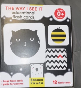 Tarjetas Flash Educativas Infantiles Banana Panda THE WAY I SEE IT Nuevas Selladas - Imagen 1 de 11