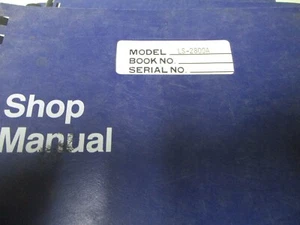 Link Belt LS 2800A Excavator Repair Shop Manual - Picture 1 of 3