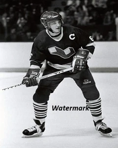 Fotografía 1983 Laval Voisins QMJHL Mario Lemieux blanco y negro 8 X 10 - Imagen 1 de 1