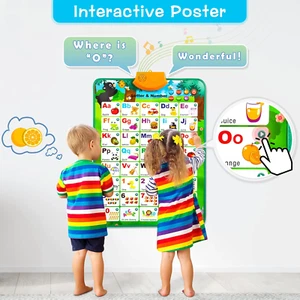 Electronic Alphabet Poster Toddler Montessori Learning Toys for 1 - 4 Years Old - Picture 1 of 8