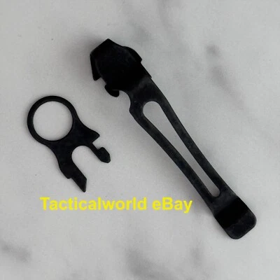 LEATHERMAN Removable POCKET CLIP & RING for Wave Plus, Charge Plus, Surge. BLACK