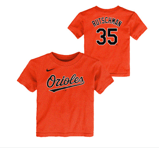 Nike Youth Baltimore Orioles 2023 City Connect Adley Rutschman #35 T-Shirt