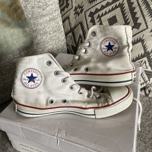 Top alto converse bianco taglia 5 5
