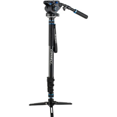 New!!! Benro #4 MCT48AF Monopod with Flip Locks, 3-Leg Base -Max Load 13.2 lb - Image 1 of 4