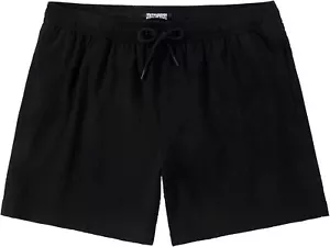 Men's 5" Seersucker Swim Shorts with Mesh Lining Pockets Quick-Dry Beachwear - Picture 1 of 20