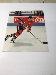 Vincent Damphousse Montreal Canadiens Autographed 8x10 Photo C - Picture 1 of 2