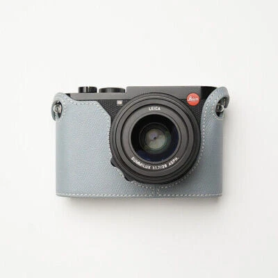 Genuine Leather Camera Half Case Cover For LEICA Q2 Handmade Camera Case Gift - Image 1 of 4