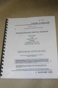 Wavetek 172B Programmable signal source Calibration Instruction Technical Manual - Picture 1 of 1
