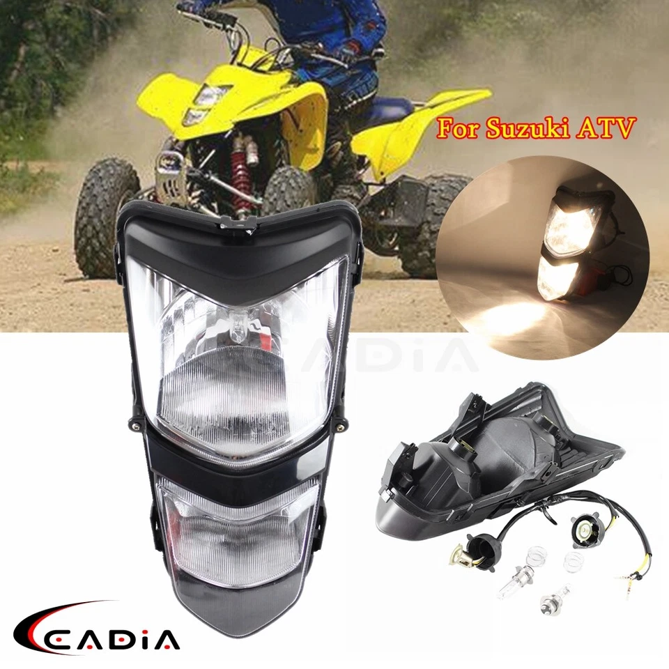 Headlight Assembly For Suzuki Quadsport LT-Z400 LTZ400 Kawasaki KFX400 KSF400 - Image 1 of 4