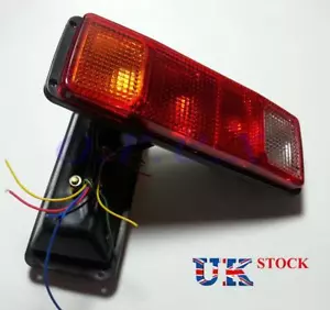 2x Rear Tail Stop Lights Lamps 4 Lights Dodge Truck Lorry Van Bus Pickup Chassis - Picture 1 of 4