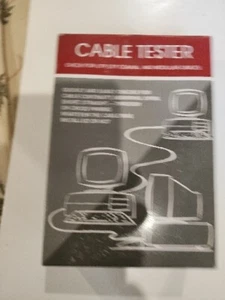 Probador de cables LAN Test Cat5e Cat6 para cables coaxiales y modulares UTP STP. Nuevo - Imagen 1 de 2