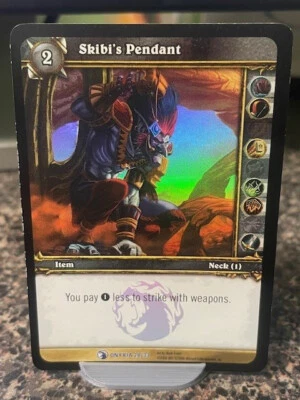 World of Warcraft Single Card Skibi's Pendant Item Card Holo English 28/33 - Image 1 of 2