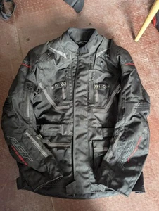 RST Paragon 6 CE Waterproof Textile Jacket Black Size Medium 42 - Picture 1 of 7