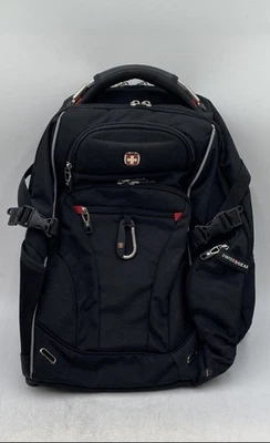 SwissGear Airflow Black ScanSmart Adjustable Strap Laptop Backpack - Image 1 of 4