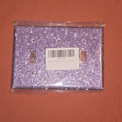 Cubierta de interruptor de salida para dormitorio, cocina baño púrpura brillo 1 pieza  Foto 1 de 4