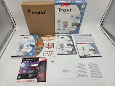 Big Box Roxio Toast 5 Titanium CD/DVD Burning Software for Apple Power PC Macs - Image 1 of 4