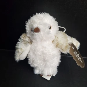 St. Nicolas Square Winter Cabin White Snowy Owl 6" Plush Christmas Tree Ornament - Picture 1 of 5