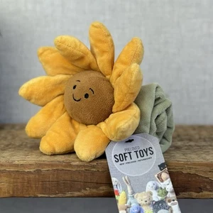 Chupete de girasol Jellycat Fleury - Manta cómoda con flores bebé niña regalo de verano - Imagen 1 de 7