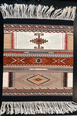Multi-color Kilim Flat weave reversible Hand woven rug - Image 1 of 4