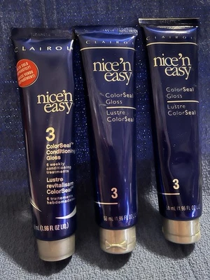 Clairol Nice N Easy CC + Colorseal Conditioner 1.86 oz Lot of 3  NEW/UNDAMAGED!! - Image 1 of 2