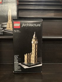 LEGO Architecture Big Ben 21013 Landmark Series Complete Set Boxed 346 Pieces