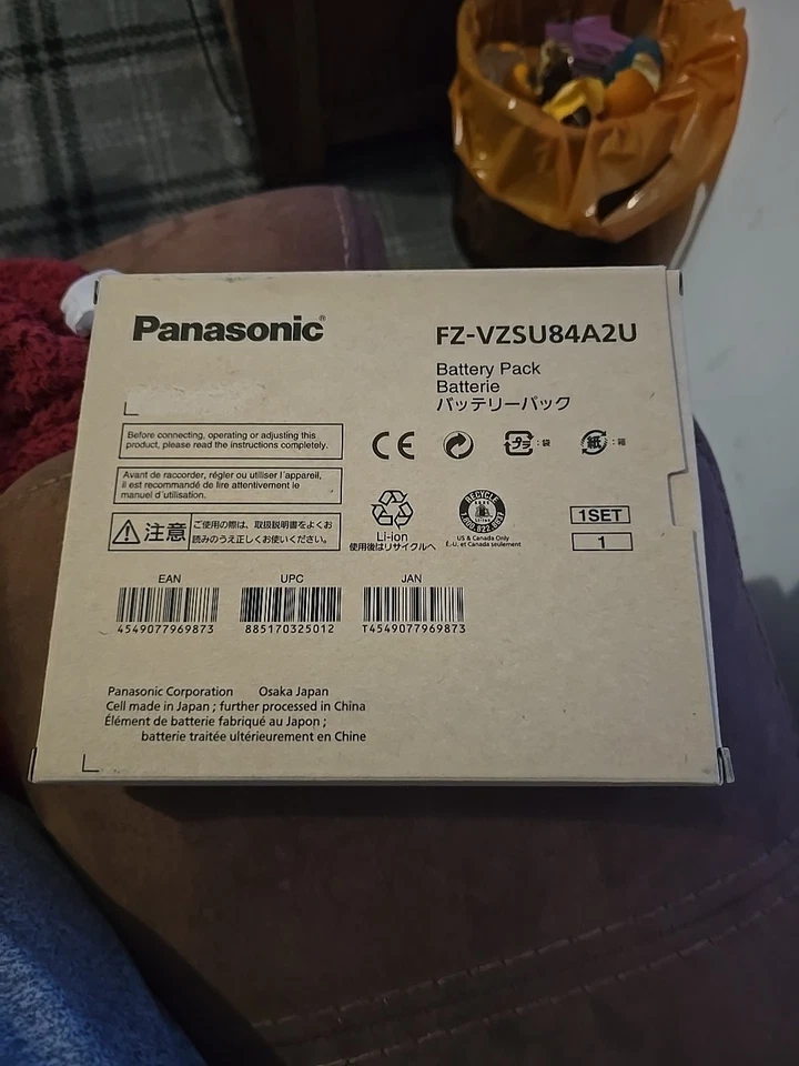 Genuine Panasonic FZ-VZSU84A2U Battery For Panasonic FZ-G1 Tablet PC. Not Used - Image 1 of 1