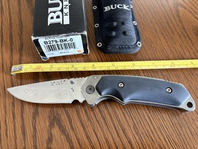 Buck Knife 279 Discontinued Alpha Hunter Signed By CJ Buck & the Late Chuck Buck - Image 1 of 4