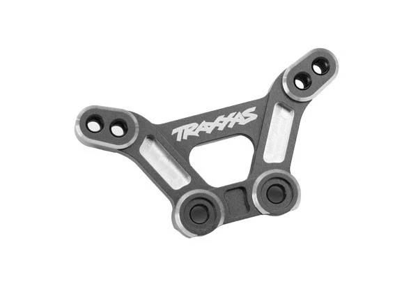 Traxxas 10538-GRAY - 4-Tec Drift Aluminum Front Shock Tower, Gray - Image 1 of 1