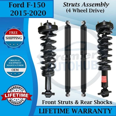 Amortiguadores delanteros y traseros Monroe OEM para Ford F150 2015-2020 4x4 garantía de por vida Foto 1 de 4