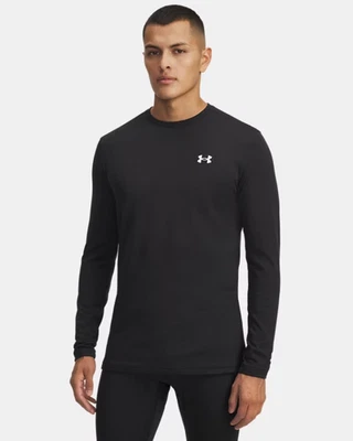 NWT UNDER ARMOUR MEN'S UA COLDGEAR BASELAYER 2.0 TOP  CREW SHIRT.LARGE.BLACK - Image 1 of 3