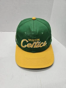 Cappello Boston Celtics uomo verde berretto snapback vintage anni 90 specialità sportive twill - Foto 1 di 5