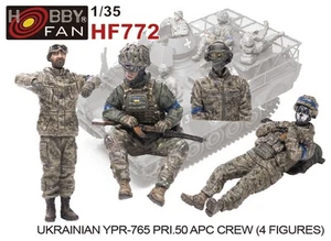 AFV Club 1/35 Ukrainian YPR-765 PRI.50 APC Crew (4 Figures) - Bild 1 von 1