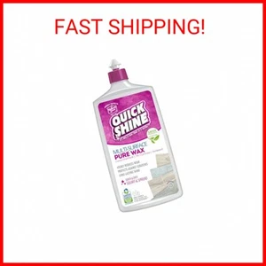Quick Shine Pure Floor Wax 27oz | A Buffable, Waterproof Finish for Regular and - Picture 1 of 2