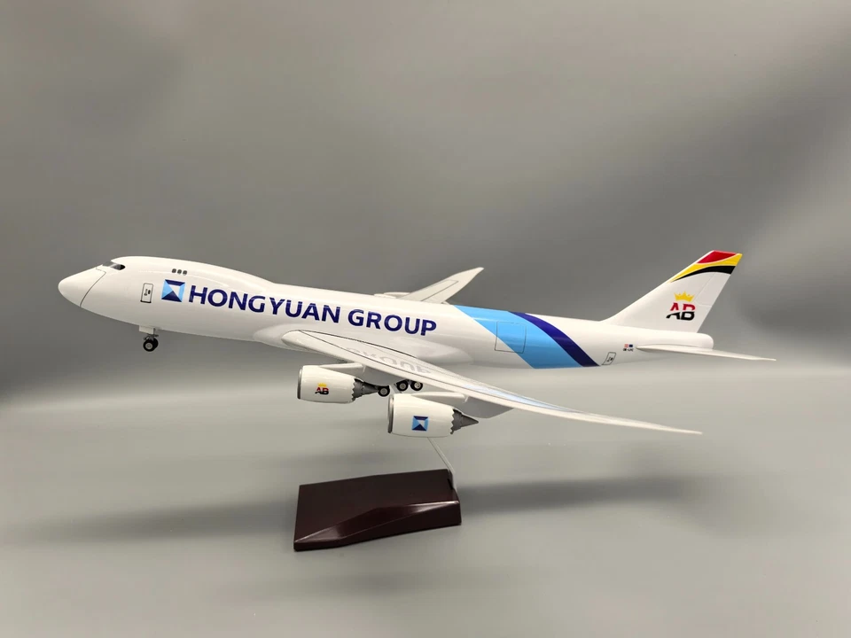 Avión de Carga Belga 1/140 Modelo 747-8F Sin Luces Juguete Regalo No Ligero Foto 1 de 4